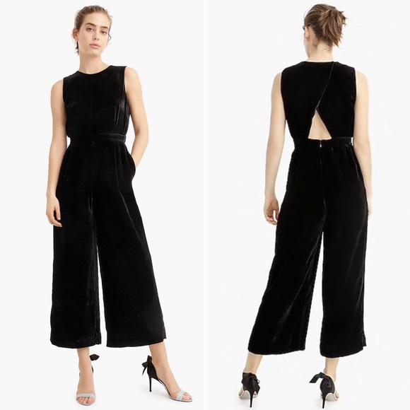 velvet jumpsuit j crew